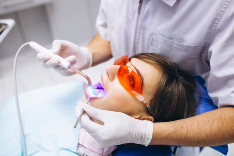 teeth whitening treatment with laser