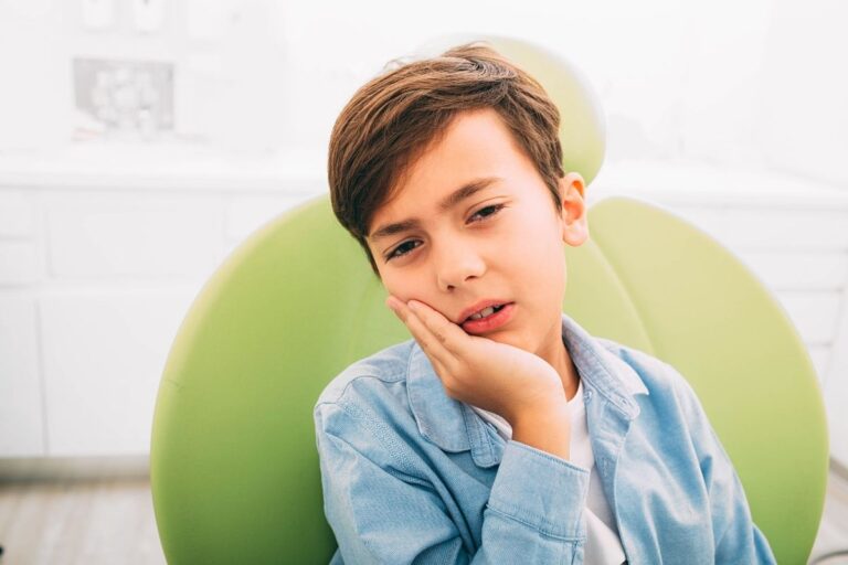 kids having toothache